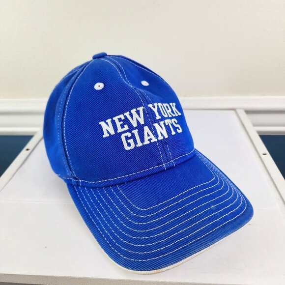 NFL Reebok New York Giants Adjustable Denim Baseball Cap Hat - Picture 1 of 8